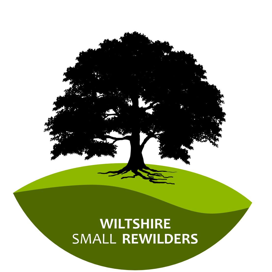 Wiltshire Small Rewilders logo round with text